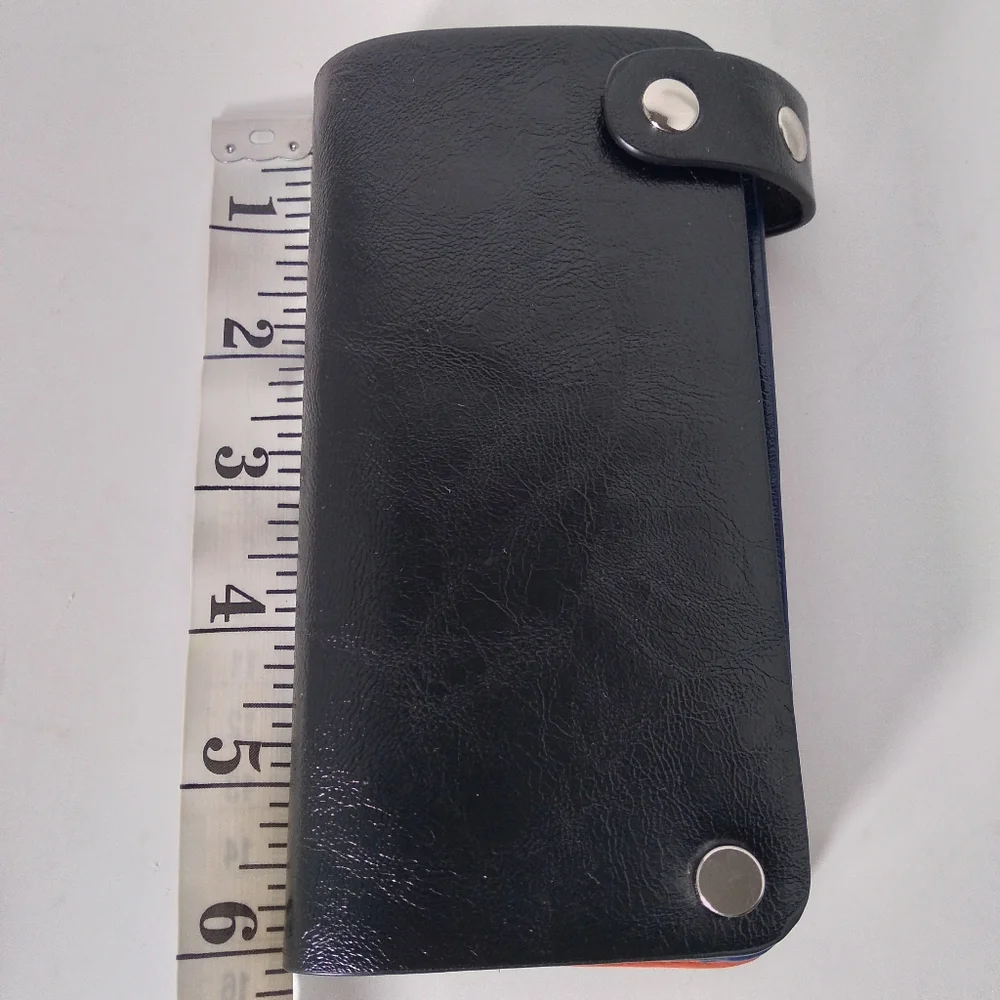 Mens Genuine Leather Multi-Color 36 ID/Card Holder Wallet